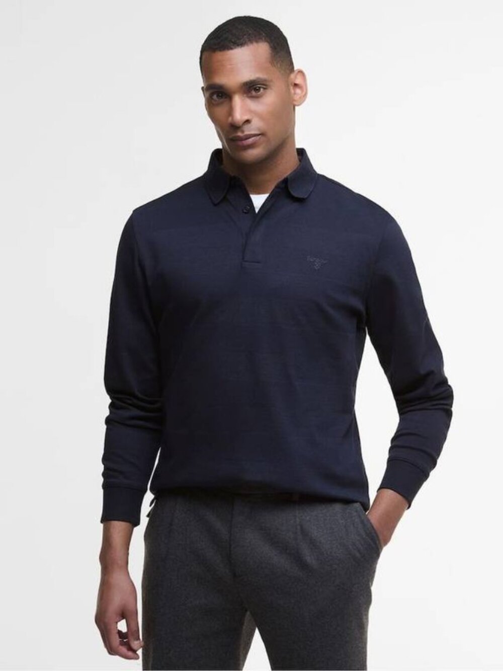 NEW BARBOUR Men’s Long Sleeve Polo